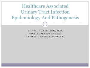 Healthcare Associated Urinary Tract Infection Epidemiology And