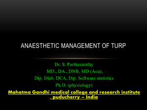Size: 1 MB - TURP - anaesthetic concerns