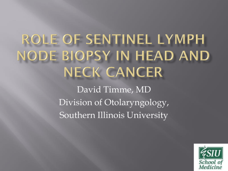 sentinel lymph node biopsy
