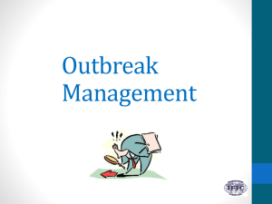 Outbreak Management - International Federation of Infection Control