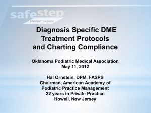 DME Treatment Protocol and Compliance