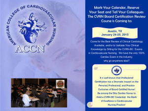Austin, TX January 24-25, 2015 - American Board of Cardiovascular