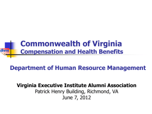 State Employee Compensation - VCU Performance Management