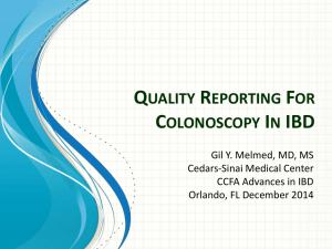 What determines “quality” for endoscopy reporting in IBD patients?
