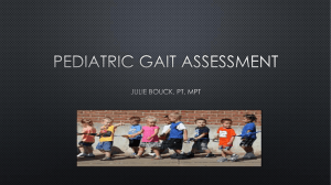 Pediatric Gait Assessment - Utah Physical Therapy Association