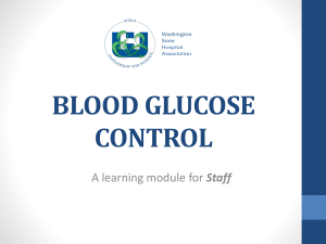 inpatient blood glucose control