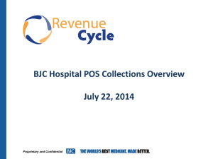 POS Collections Overview for WUSM Office Managers 7-22-14