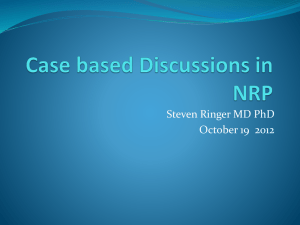 Case based Discussions in NRP