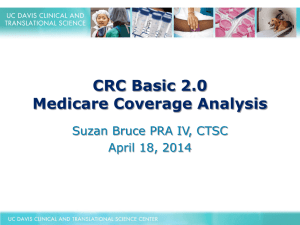 Coverage Analysis - UC Davis Health System