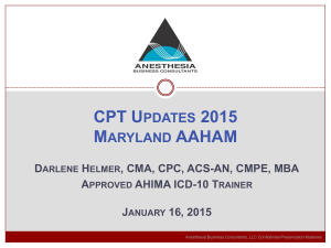 CPT Updates 2015