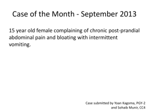 Case of the month September 2013