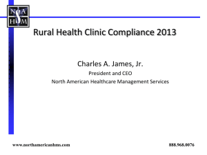 What is a Rural Health Clinic?