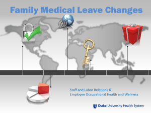 New Health Care Provider Form-Leave of Absence for family member