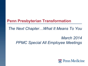 PPMC Townhall Meeting: Mar 2014
