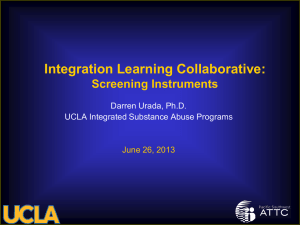 PPT - Darren Urada - UCLA Integrated Substance Abuse Programs