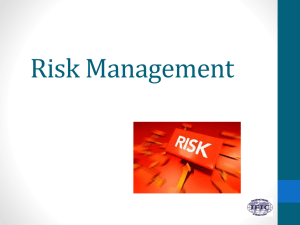 Risk Management - International Federation of Infection Control