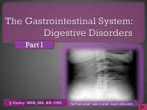 Gastrointestinal Digestive Disorders