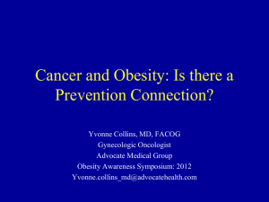 Cancer and Obesity - Advocate Health Care