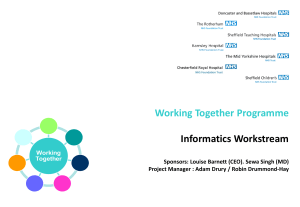 South Yorkshire Working Together Programme
