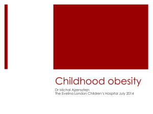 3b Child Obesity - NHS Lambeth CCG
