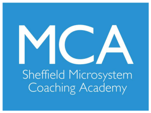Service Improvement Programme - Sheffield Microsystem Coaching