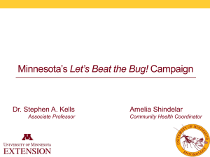 Let*s Beat the Bug! - Alliance for Healthy Homes and Communities