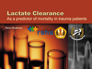 Lactate Clearance