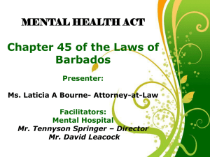 Green Floral - Mental Health Commission of Barbados