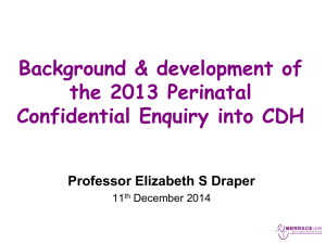 02. CDH Background and development of the enquiry Dec