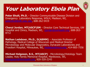 Your Laboratory Ebola Plan Presentation