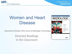 Women and Heart Disease - American Society of Radiologic