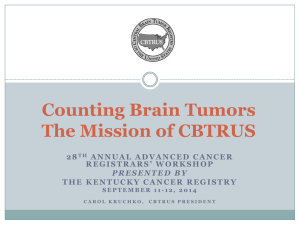 Counting Brain Tumors presentation