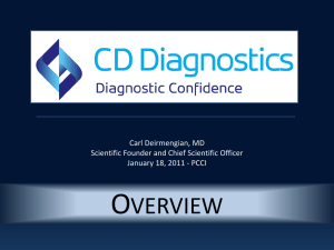 CD Diagnostics Presentation