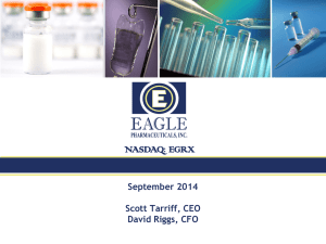 Eagle Pharmaceuticals Presentation