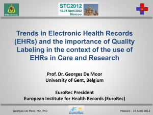 Trends in Electronic Health Records (EHRs)