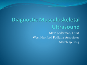Diagnostic Musculoskeletal Ultrasound