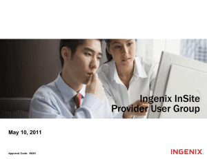 Ingenix InSite User Group