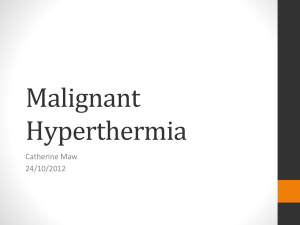 Malignant-Hyperthermia