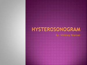 Hysterosonogram powerpoint