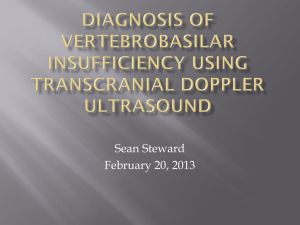 Diagnosis of Vertebrobasilar Insufficiency Using Transcranial