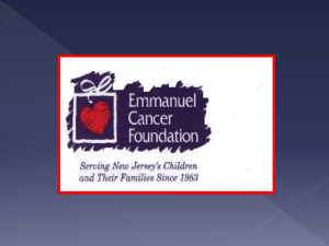 PowerPoint Presentation - Emmanuel Cancer Foundation