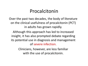 Procalcitonin - American Medical Technologists