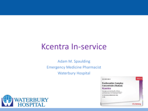 Kcentra In-Service – Full