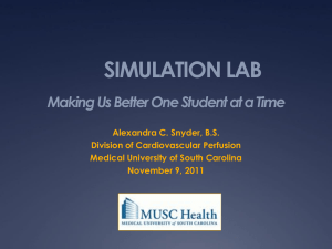 Simulation Labs Making Us Better One Student at a Time
