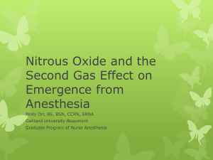 Second Gas Effect and * - Oakland University