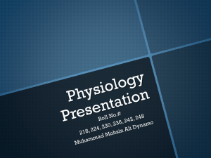 Physiology Presentation