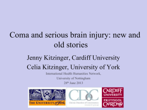 Coma and serious brain injury - International Health Humanities