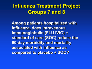 Influenza IVIG