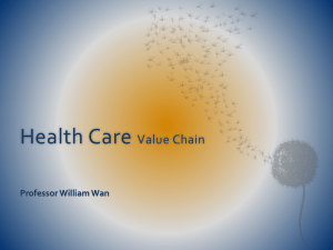 Health Care Value Chain