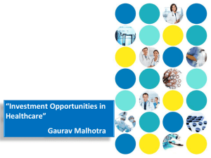 Entrepreneurship Opportunities in Healthcare